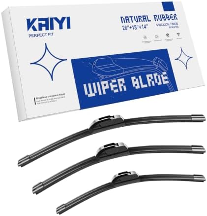 KAIYI 3 Pack Windshield Wipers Compatible with Civic Hatchback 2017-2021