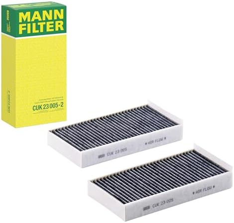 MANN-FILTER CUK 23 005-2 Cabin Air Filter - Pollen Filter with Activated Carbon