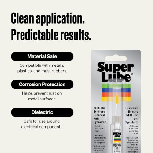 Super Lube 51010 Oil Super Lube,Translucent white 0.25 Oz.