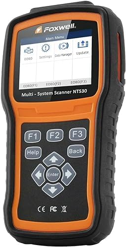FOXWELL NT530 Plus for BMW - All Systems, All Maintenance Service - Bidirectional Diagnostic Tool OBD2 Scanner Automotive Code Reader ABS Bleed SRS Airbag SAS TPMS TPS EPB Oil Reset CKP