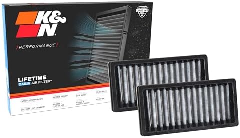 K&N LIFETIME Cabin Air Filter: Washable, Clean Air for your Cabin, VF1010