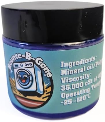 Ben's Appliances Washing Machine Suspension Grease Kit | Damping Grease | 50ml, with Foam Inserts For Whirlpool & Samsung, BA-80048 Bounce-B-Gone