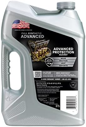 Valvoline Full Synthetic Motor Oil, 0W-20 | 5 QT | Pack of 2 | Advanced