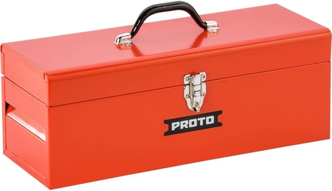 Stanley Proto J9954-NA Proto General Purpose Tool Box Red, 14"L X 6"D X 6-1/2"H