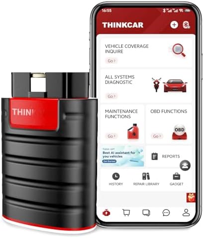 Thinkdiag OBD2 Scanner Bluetooth ECU Function Bidirectional Diagnostic Tool