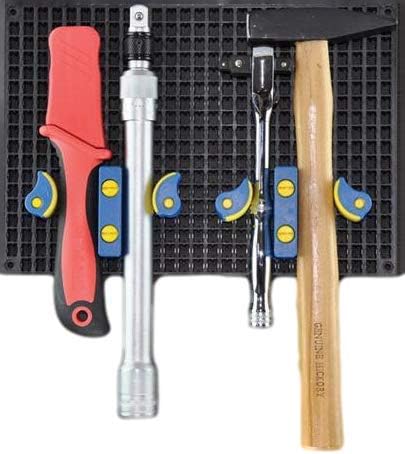 Adjustable Holder - Accessory for Organizer Genie Pegboards to Securely Hold Tools of Any Shape, Size or Contour