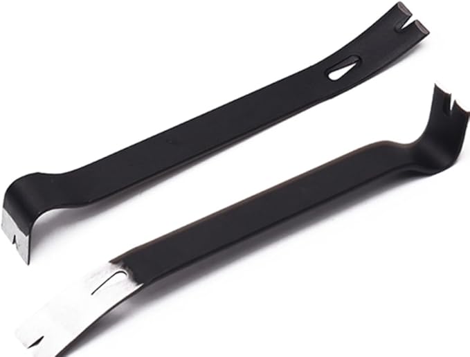 Edward Tools 15-Inch Flat Utility Pry Bar - Nail Puller/Chisel Ends - Perfect tool for Prying, Scraping, Lifting, Pulling - Extra Strength Carbon Steel - Leverage Design - Rust Proof Finish