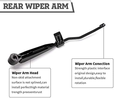Rear Windshield Wiper Arm & Blade Assembly for Jeep Liberty 2002-2007