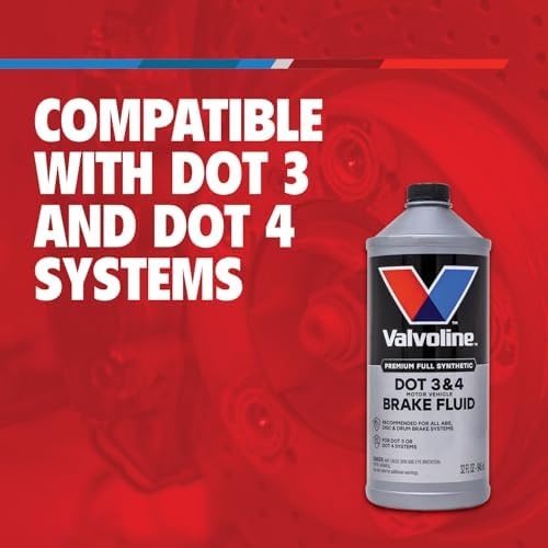 Valvoline DOT 3 & 4 Synthetic Brake Fluid, 32 oz