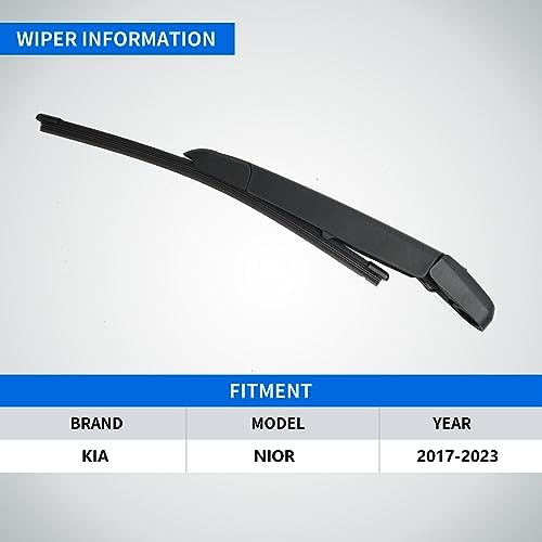Rear windshield wiper set- Replacement for Kia NIRO 2017-2022