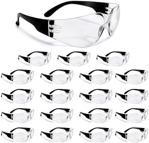 BIRDDIE Safety Glasses Anti Fog 20pcs For eye protection at work Unisex