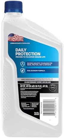 Valvoline Daily Protection SAE 50 Conventional Motor Oil 1 QT, Case of 6