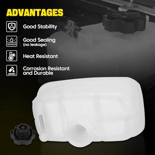 68283565AB Engine Coolant Overflow Recovery Reservoir Tank with Cap