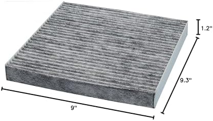 EPAuto CP134 (CF10134) Premium Cabin Air Filter includes Activated Carbon