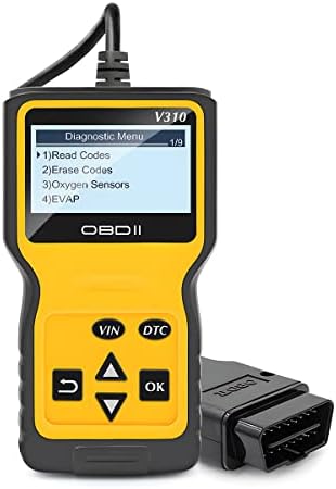 AUCELI OBD2 Scanner Code Reader for Car Check Engine, Yellow