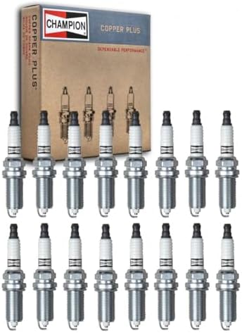 16 pc Champion Copper Plus Spark Plugs for Jeep Grand Cherokee 2009-19