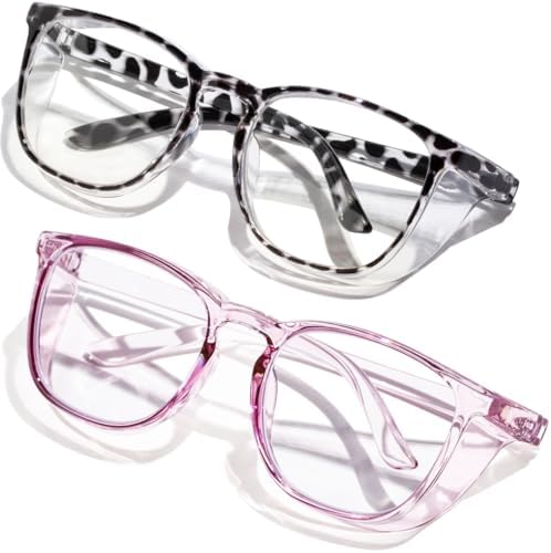 Safety Glasses Anti Fog Clear Blue Light Blocking Eye Protection Nurse Goggles for Women Men