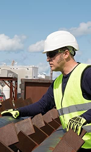 HexArmor Cut-Resistant Impact Protection High-Visibility Work Gloves | Chrome Series® 4026 | Large