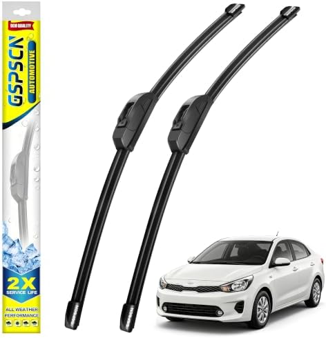GSPSCN Windshield Wiper Blades for Kia Rio 2012-2023 (Pack of 2)