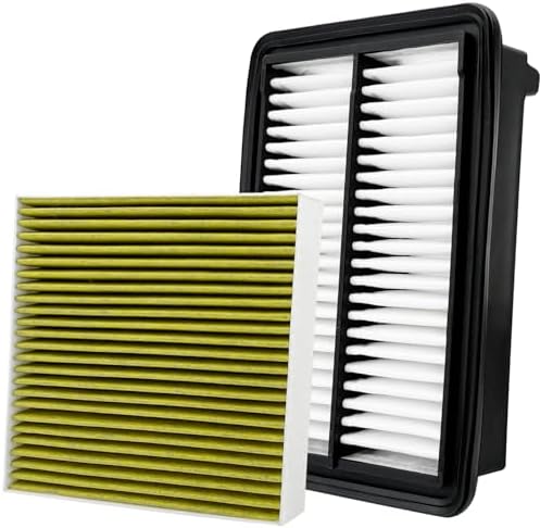 Capume 2PCS Cabin Engine Air Filter Kits Fits for CR V CRV CR-V Hybrid 2.0L 2023-2026, Accord Hybrid 2.0L 2023-2026, Civic Hybrid 2.0L 2025-2026, Replacement for CF11182, 80292-TF0-G01, 172206MAJ01