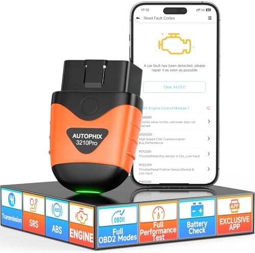 AUTOPHIX 3210Pro Bluetooth OBD2 Scanner with ABS SRS Transmission Live Data