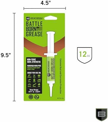 Breakthrough Clean Technologies - Battle Born: Gun Grease for Corrosion Protection (12cc Syringe)