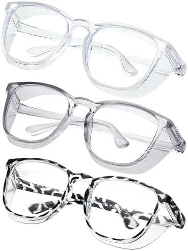 Safety Glasses Goggles for Women Girls Anti Fog Protective Eyewear Glasses