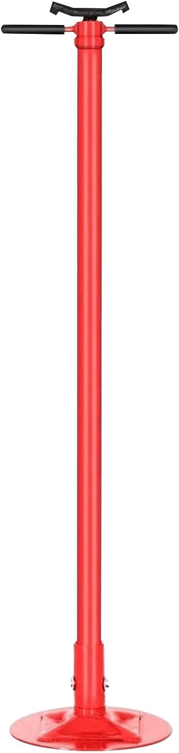 Underhoist Support Stand 1500lbs 0.75 Ton Capacity Pole Jack Heavy Duty Jack Stand Car Support Jack Lifting from 52inch to 75inch Easy Adjustment Round Base Automotive Support