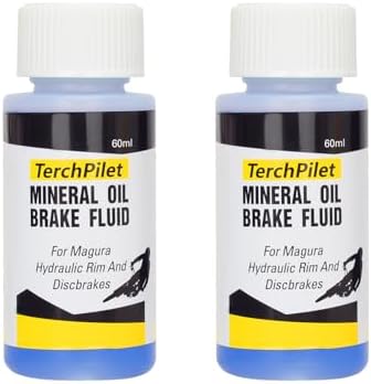 TerchPilet High Performance Brake Fluid Compatible with Royal Blood Mineral Oil - 4oz - Compatible with All Magura Hydraulic Disc and Rim Brakes Systems