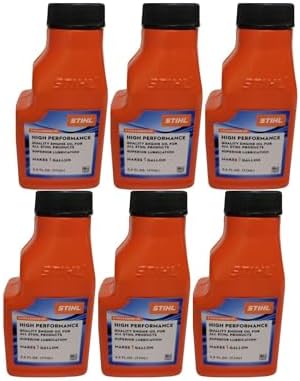 STIHL 0781 319 8008 2.6 Ounce High Performance 2 Cycle Engine Oil, 6 Pack