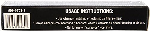 K&N Sealing Grease: 1 Oz; Prevents Air Leaks with Airtight Fit; 99-0703-1