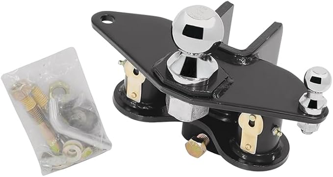 REESE 58442 Replacement Part, RB & RB3, Weight Distributing Bolt-Together Head w/2-5/16 Inch Dia. Chrome Hitch Ball, Sway Control Ball & Mounting Hardware