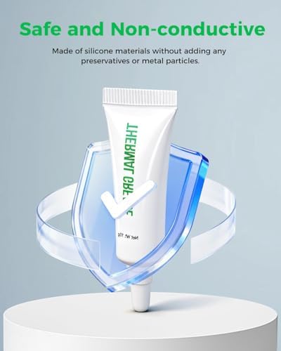 Creality 3D Printer Thermal Grease, 350°C High-Temperature Resistant Paste, Excellent Thermal Conductivity, Non-Conductive, for 3D Printer Hotend/Nozzle, Suitable for All FDM 3D Printer (1 Pack)