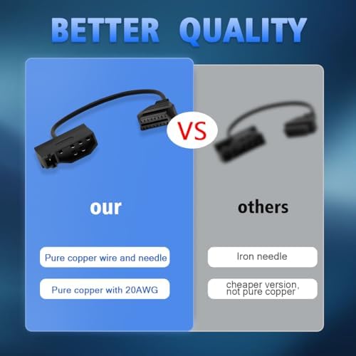 OBD1 to OBD2 Adapter for Ford 7 Pin to 16 Pin OBD2 Diagnostic Cable