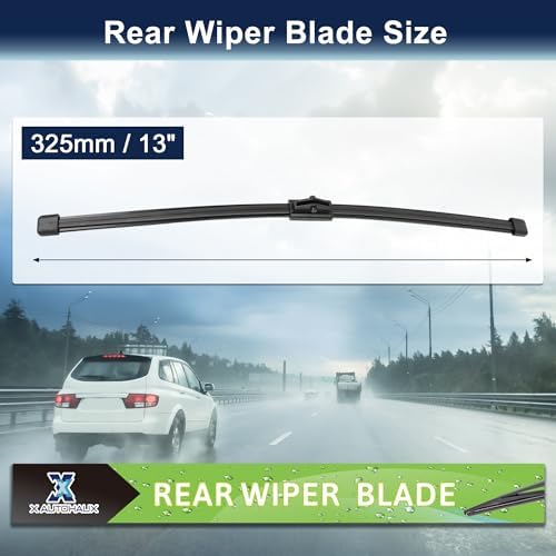 X AUTOHAUX 325mm Rear Wiper Blade for Audi Q5 2008-2015 for Audi A3 2013-2019