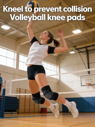 Women Men Knee Pads Volleyball 30mm Thick Sponge Collision Knee Protector for Yoga Sports Running Dancing Basketball
