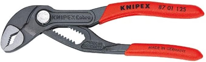 Knipex 8801180 7-Inch Alligator Pliers and 5-Inch Cobra Water Pump Pliers Bundle