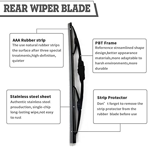 Rear Wiper Arm Blade for Ford Expedition,Lincoln Navigator 2003-2007