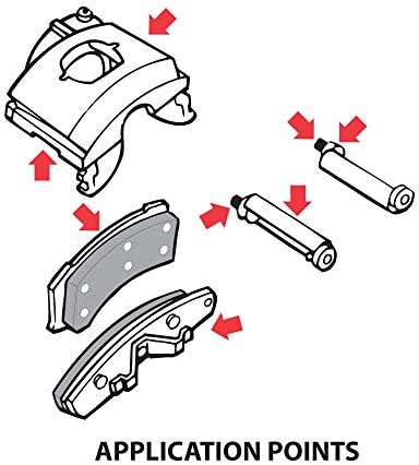 AGS Automotive Solutions SIL-Glyde 12 oz Tub Silicone Based Brake Assembly Lubricant for Eliminating Disc Brake Squeal - Moisture Proof, Heat Resistant, Rust and Corrosion Protector (Pack of 2)