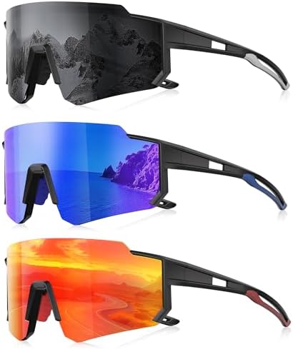 Sports Polarized Sunglasses Men Women for Running Baseball Hiking