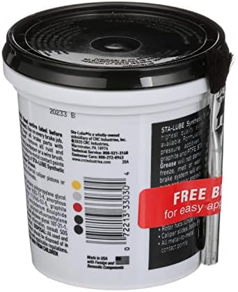 CRC Sta-Lube SL3303 Brake Caliper Synthetic Grease - 12 Wt Oz.