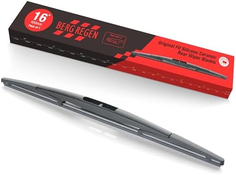 16" (16-B) Silicone Rear Wiper Blade Replacement for Honda Odyssey 2021-2005/Passport 22-19 forester 05-04 Impreza 11-09 04 Outback 22-20 Back Wiper Blade for My Car