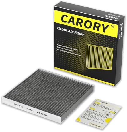 Cabin Air Filter w/Activated Carbon for Honda 2017–2025 CR-V, 2016–2025 Civic, 2009–2020 Fit, 2016–2025 HR-V, 2018–2025 Odyssey, 2010–2022 Insight, 2019–2025 RDX, 2022–2025 MDX, and More, CF182
