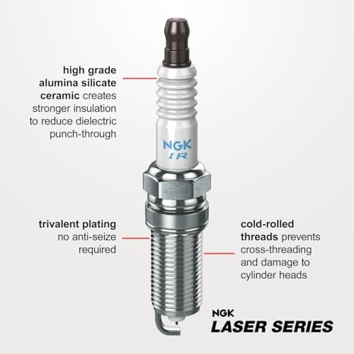 6 pc NGK Laser Iridium Spark Plugs for Jeep Wrangler 3.6L V6 2012-17