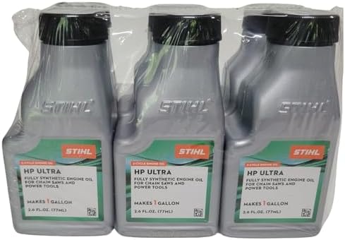 STIHL 0781 313 8002 2.6 Ounce High Performance Ultra 2 Cycle Engine Oil, 6 Pack