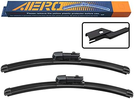 AERO Avenger 26"+20" Premium All-Season Beam Windshield Wiper Blades OEM Replacement for Toyota Mirai 2021-2017 (Set of 2)