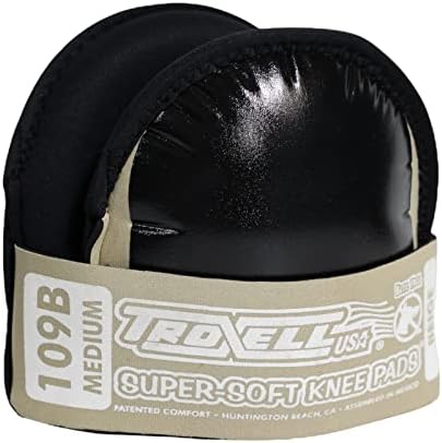 TROXELL USA - SuperSoft Beige 109 Knee Pad (Medium Size/Bagged in Pairs)