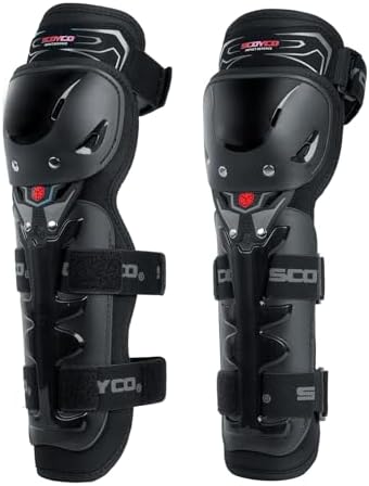 Scoyco Motorcycle Knee Pads CE Level 1 Adjustable Riding Protective Gear