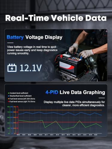 XTOOL D6 Full System OBD2 Scanner Diagnostic Tool with Lifetime Free Update
