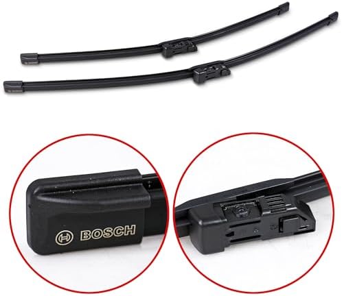 BOSCH 3397007296 AeroTwin Wiper Blades - Set of 2 (24" & 20") Top Lock 19mm